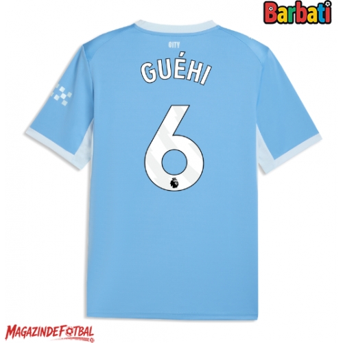 Manchester City Marc Guehi #6 Tricou Fotbal Replică 2026-27 Barbati Acasa Manchester City Marc Guehi #6 Tricou Fotbal Replică 2026-27 Barbati Acasa